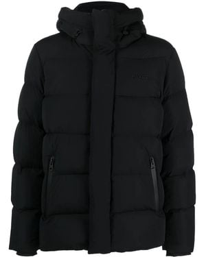 Mackage Logo-Debossed Padded Jacket - Black
