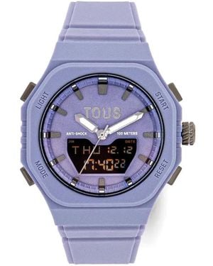 Tous Montre Digitale À Logo 38 Mm - Bleu