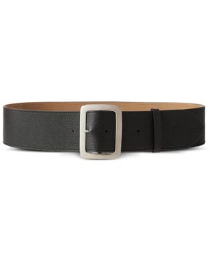 Ralph Lauren Buckle-Fastening Leather Belt - White
