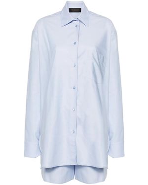 ANDAMANE Shirt Short Set - Blue