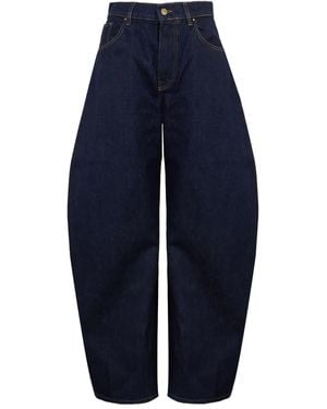 A.W.A.K.E. MODE Round-Leg Jeans - Blue