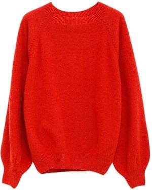 Baserange Jersey Soar Purl Con Manga Raglán - Rojo
