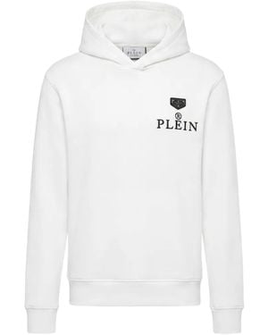 Philipp Plein Hoodie Plein R - White