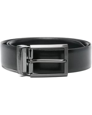 Karl Lagerfeld レザーベルト - ブラック