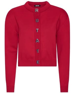 ROTATE BIRGER CHRISTENSEN Cardigan En Maille - Red