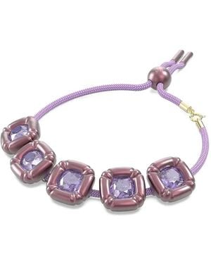 Swarovski Crystal-Embellishment Bracelet - Metallic