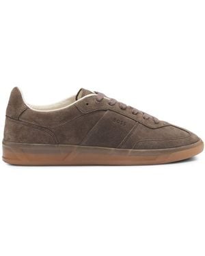 BOSS Suede Trainers - Brown