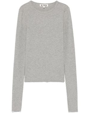 ÉTERNE T-Shirt A Maniche Lunghe - Grigio