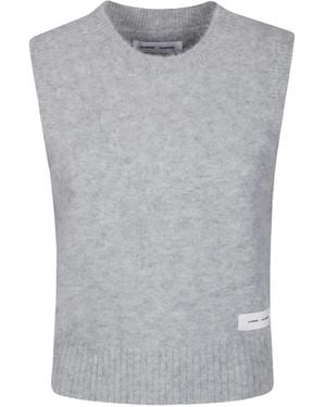 Samsøe & Samsøe Saliss Knitted Vest - Gray