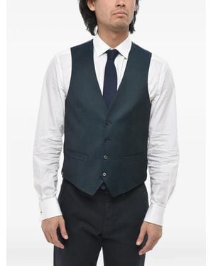 Corneliani Single-Breasted Waistcoat - Blue