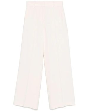 MSGM Viscose Trousers - White
