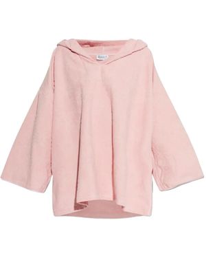 Hunza G Poncho Sunny À Capuche - Pink