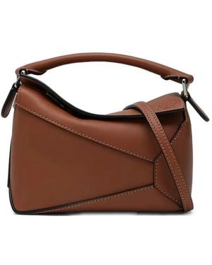 Loewe Petit Sac À Main Puzzle - Marron