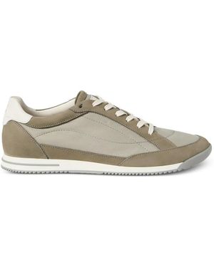 Brunello Cucinelli Nylon And Nubuck Trainers - White