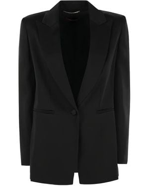 Max Mara Tuxedo-Style Tailored Blazer - Black