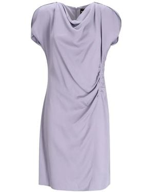 BOSS Vestido Devania Fruncido - Morado