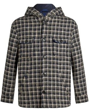 Etro Tartan Shirt Jacket - Grey