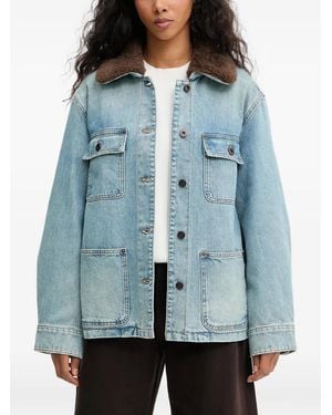 Miss Sixty Pocket Denim Jacket - Blue