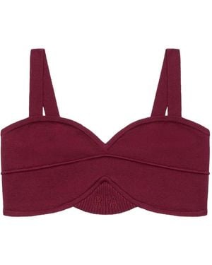 RTA Nyra Cropped-Top - Rot