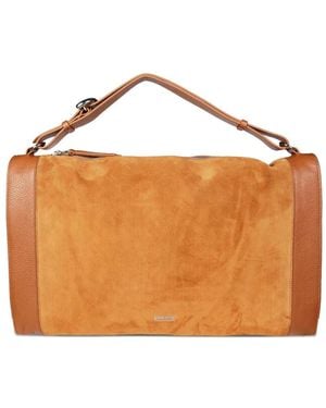 Coccinelle Elinor レザーショルダーバッグ M - ブラウン