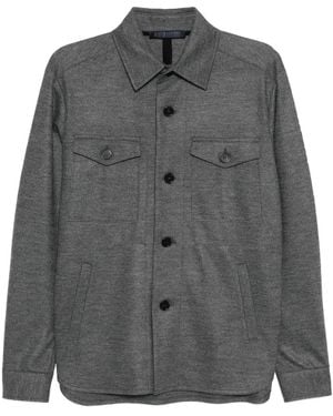 Harris Wharf London Klassische Hemdjacke - Grau