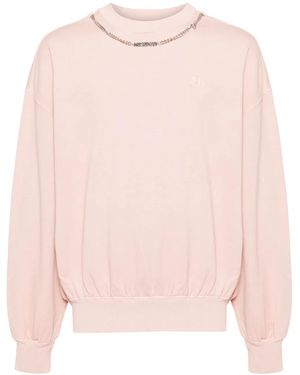 Musium Div. Sweatshirt Mit Logo-Stickerei - Pink