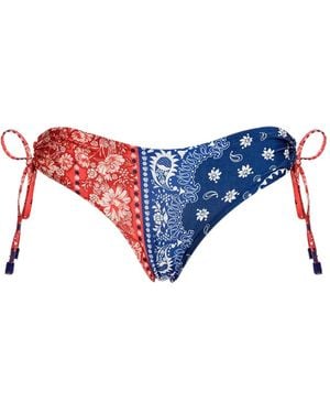 Agua Bendita Eda Atma Patterned Bikini - Blue
