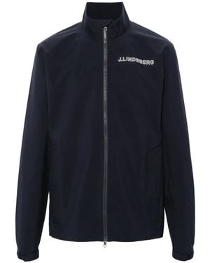 J.Lindeberg Leichte Bridge Rain Jacke - Blau