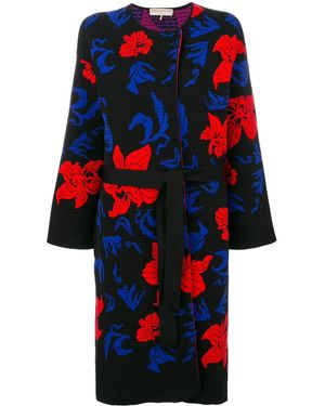PUCCI Sobretodo de punto con cinturón - Rojo