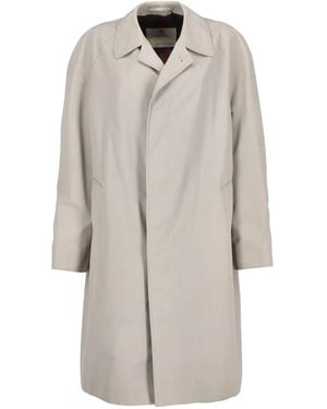 Aquascutum Einreihiger Trenchcoat - Weiß