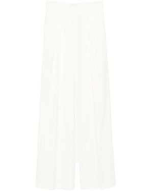 SIMONA CORSELLINI Tailored Trousers - White