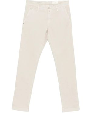 Jacob Cohen Button Fly Straight-Leg Trousers - White