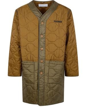 OAMC Logo-Embroidered Coat - Green