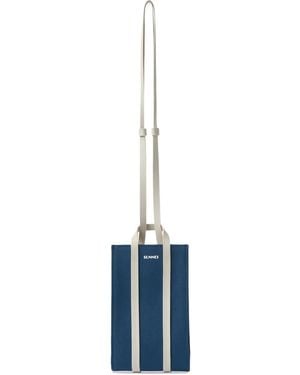 Sunnei Borsa A Spalla Parallelpipedo Micro - Blu