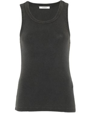 Entire studios Ribbed Tank Top - Black