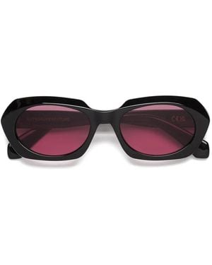 Retrosuperfuture Epoca Oval-Frame Sunglasses - Purple