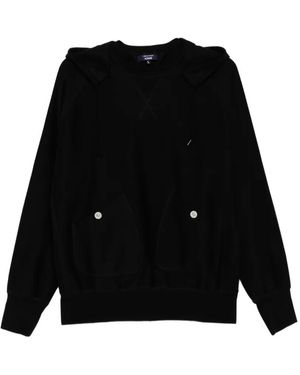 Comme des Garçons Cotton Hoodie - Black