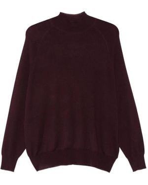 Aspesi Pullover Mit Stehkragen - Lila