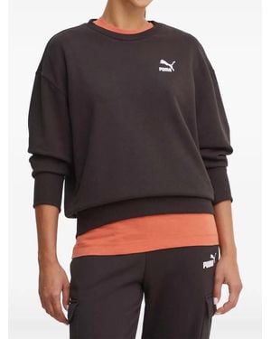 PUMA Better Classic Logo-Print Sweater - Black