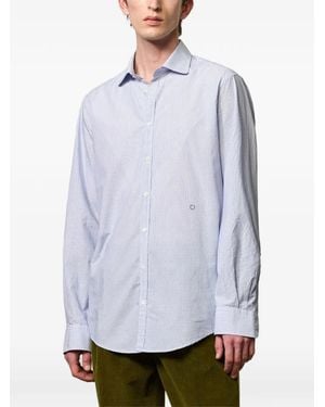 Massimo Alba Striped Long-Sleeve Shirt - White
