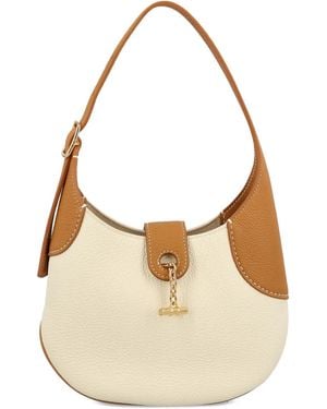 Loro Piana Borsa Con Alamari - Bianco