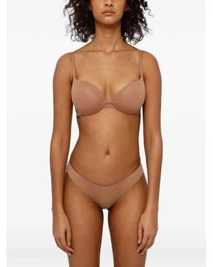 GOD SAVES QUEENS Padded Underwired Bra - Brown