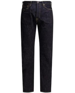 Kapital Logo-Patch Jeans - Blue