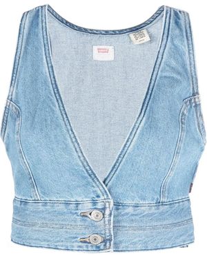Levi's Denim Sleeveless Top - Blue