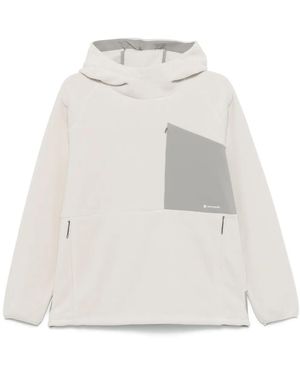 Snow Peak Double Face Fleece Hoodie - White