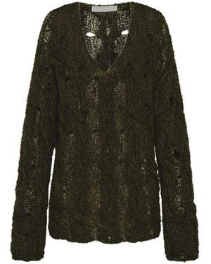 Dion Lee Maglione Bouclé - Verde