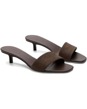 Loulou de Saison Sarafina Thick-Strap Sandals - Brown