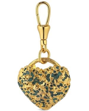 FENOMENA Collar De Cadena Con Colgante De Corazón - Metálico