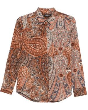 Ralph Lauren Paisley-Print Shirt - Brown