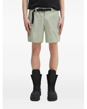 Columbia Landroamer Belted Logo-Patch Shorts - Green
